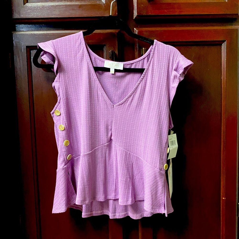 Love & Piece Peplum Top
